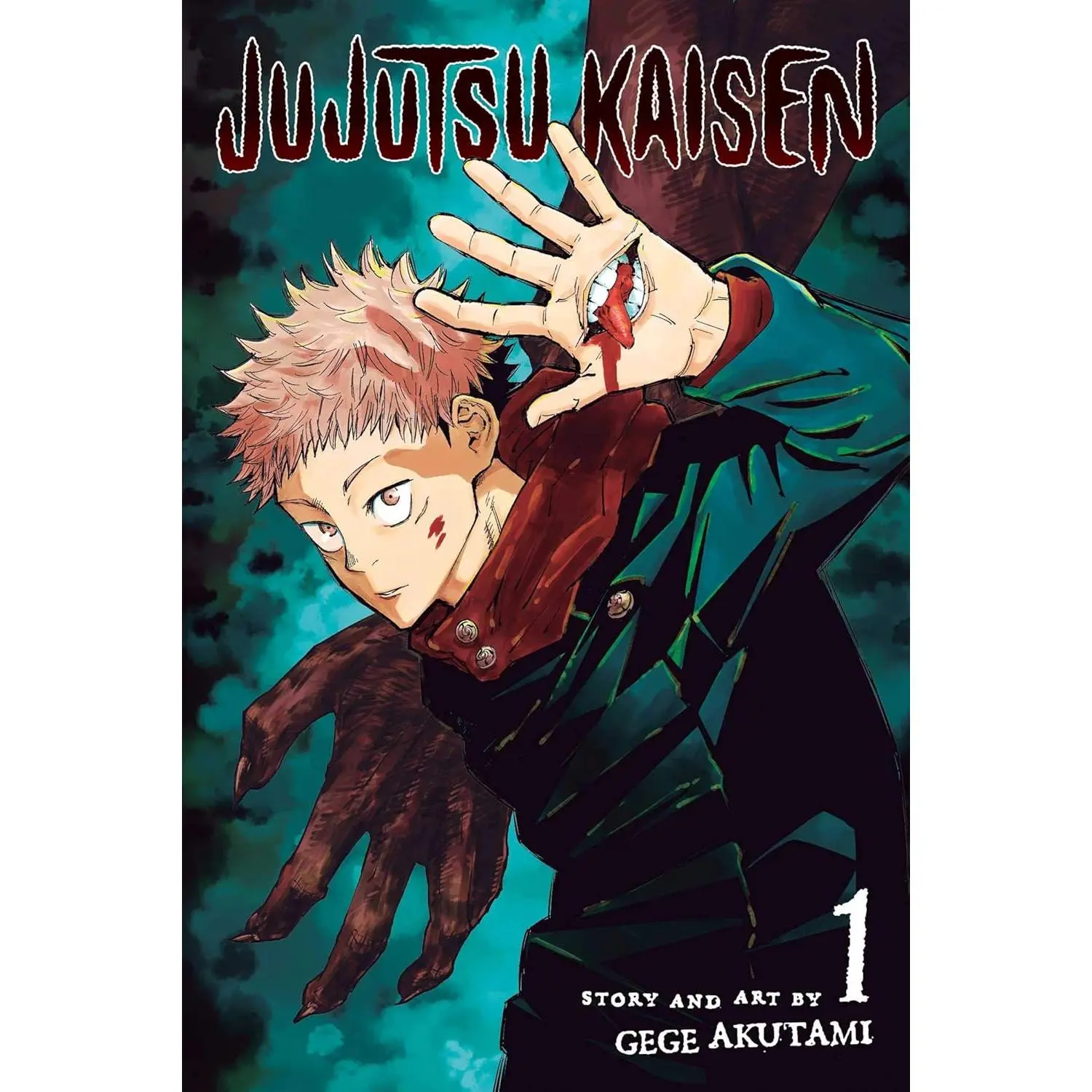 Jujutsu Kaisen Vol. 1: Ryomen Sukuna - English Unabridged Regular Edition Soft Cover Comic Art Anime Paperbook, Mystery Theme, 192 Pages, Jujutsu Sorcerers School Focus, No Digital Format