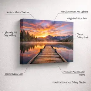 Canvas Photo  poster, Personalized Wall Art, Customise with your photo and Artwork.