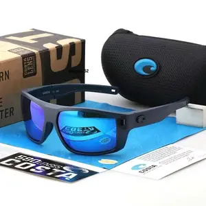 Costa Men's Rinconcito Rectangular Polarized Sunglasses - Sports, Outdoor Cycling Eyewear
