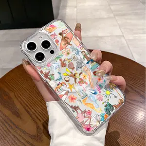 Chic Magnetic Case for iPhone11/12/13/14/15/16/promax, Beach summer fun illustration MagSafe Ready, Anti-Slip, Ultra Thin | Aesthetic Touch for Daily Use