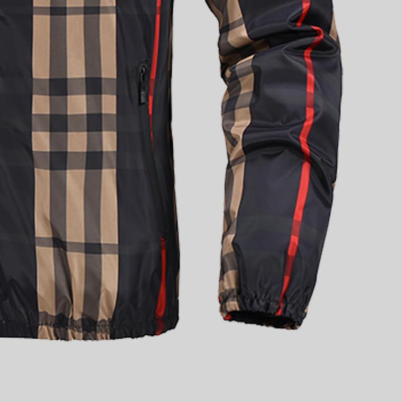 autumn fashion style Men’s Spring Summer Trendy Checkered Hooded Jacket | Daily Casual All-Match Outerwear