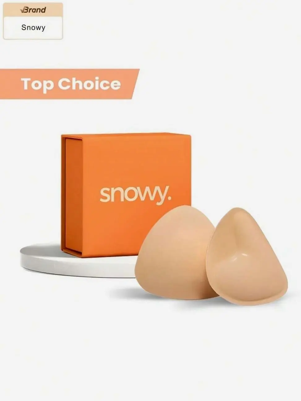 SNOWY Sticky Inserts Bra - Instant Boost Sticky Inserts By SNOWY Reusable Invisible Chest Pad,Silicone Chest Pad,Adhesive Bra Pads Push Up