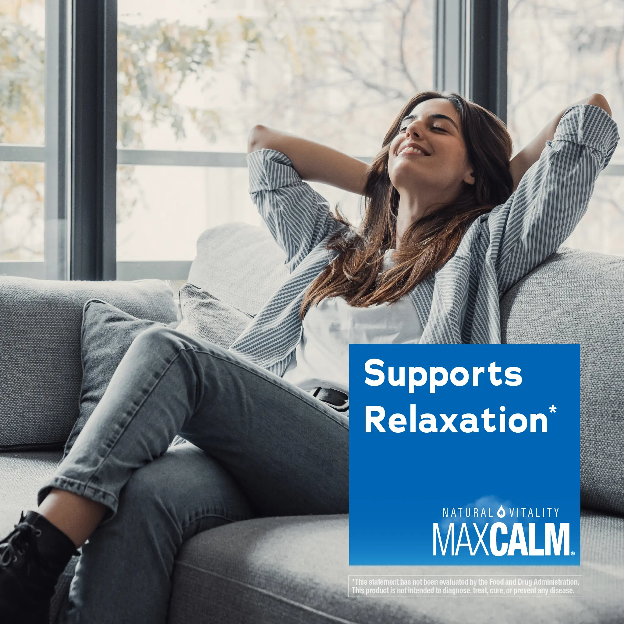 MaxCalm Relaxing Drink Mix - Anti Stress Drink Mix - With Ionic