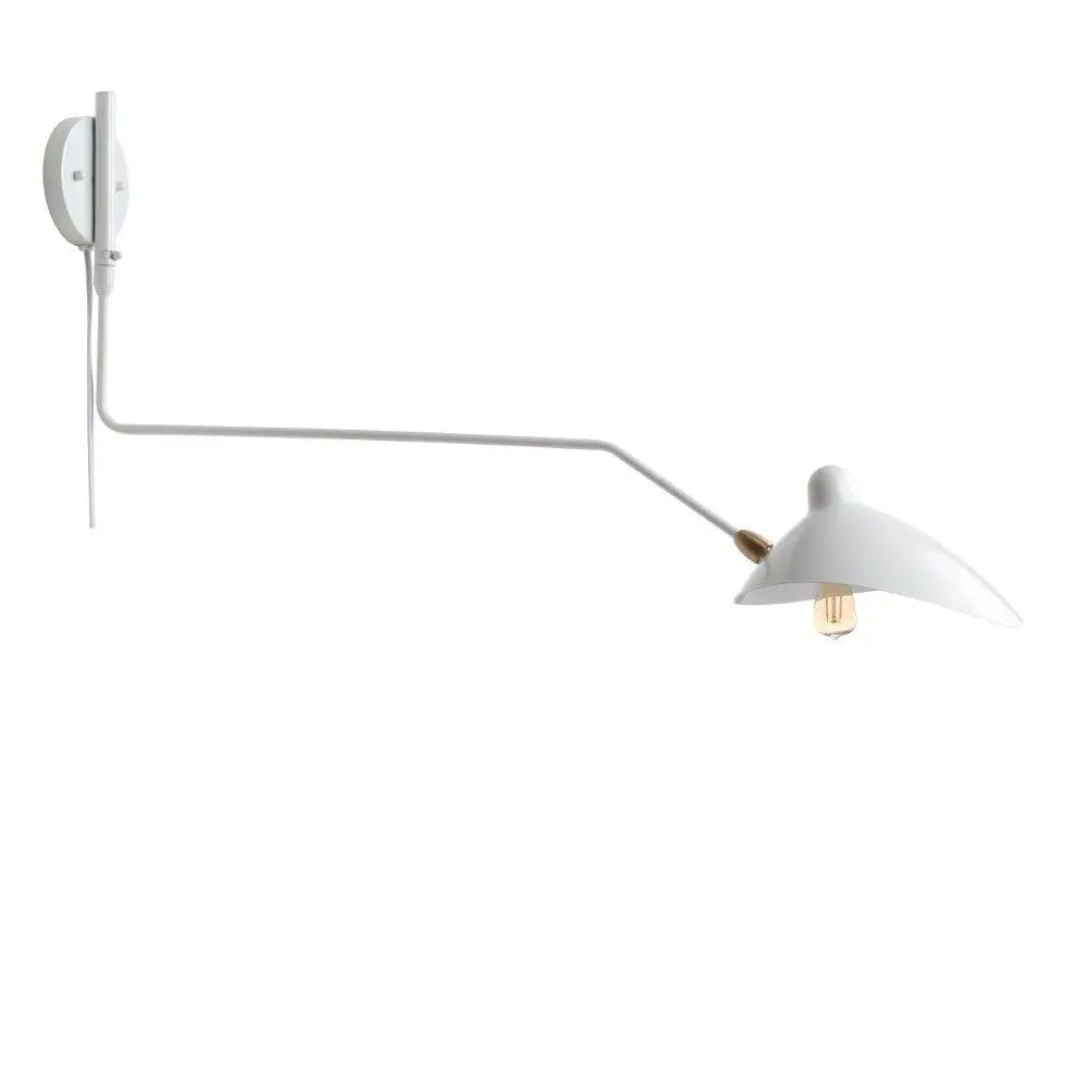 JONATHAN Y Frank 35" Iron Retro Swing LED Wall Sconce, Adjustable Lighting Decorative Wall Lamp for Modern Mood Lighting