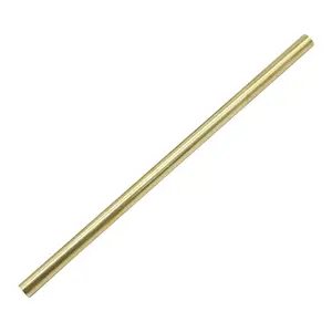Brass Solid Round Rod Lathe Bar Stock, 1/2 inch in Diameter 12 inch in Length