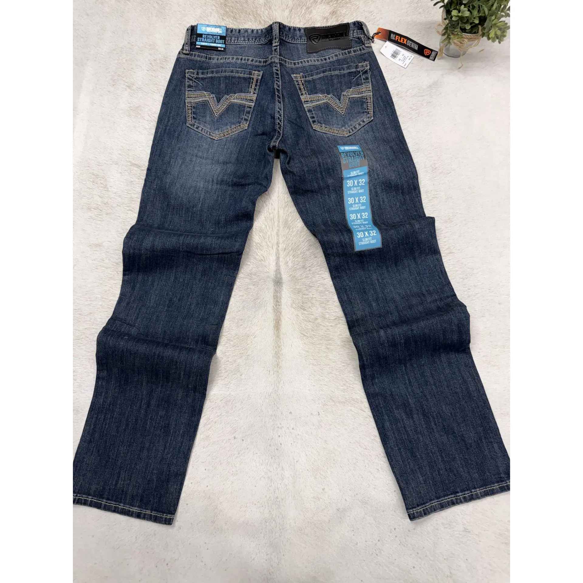 Rock & Roll Mead Dark Vintage T26 Feather Stitch EMB Revolver