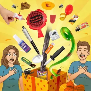 LovesTown Prank Kit, 25 PCS Fun Novelty Prank Sets for Kids & Adults, Classic Gag Gifts Toys Goodie Bag Stuffers for Party Favors, April Fools, Birthdays Party Props