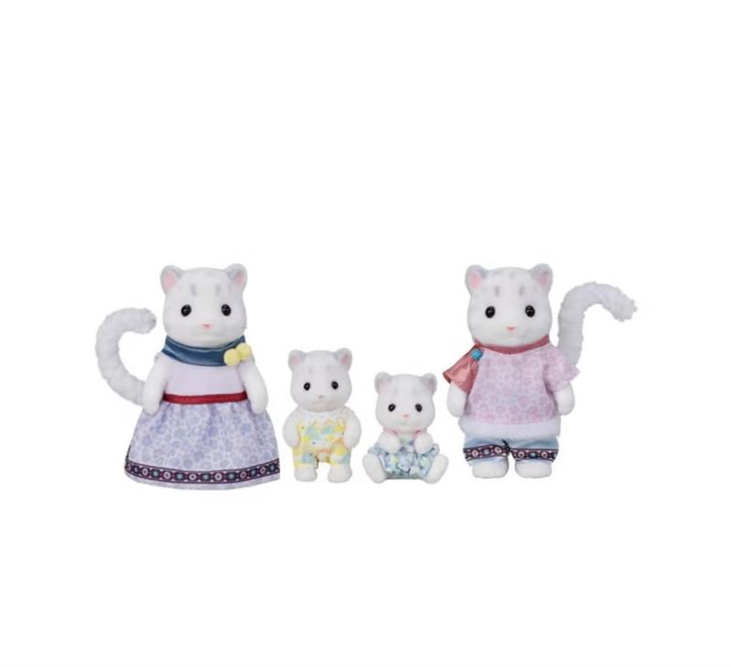 Calico Critters Sylvanian Families Snow Leopard Family FS-55 Set