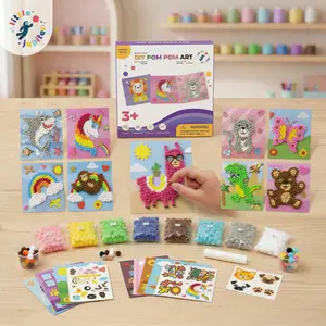 DIY Pom Pom Art - 10pcs ( Set 3)