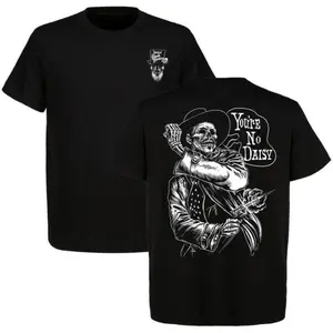 No Daisa Doc Holliday T-Shirt Tactical Apparel Full Colour 90s Vintage Classic American Style Gift For Dad Cotton Menswear Streetwear Love Top Embroidered Unisex Soft Casual Crewneck Tropical Fabric