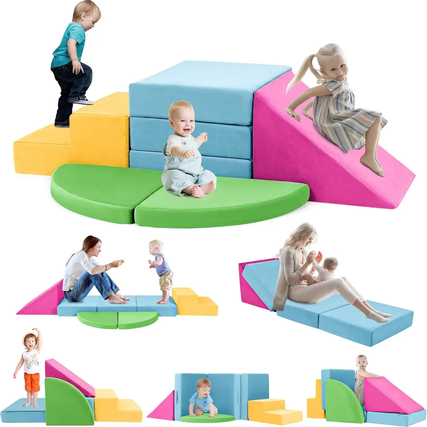 5-piece colorful climbing set