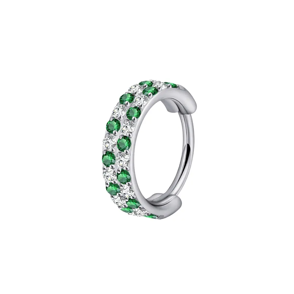 Checkered Green - Clear