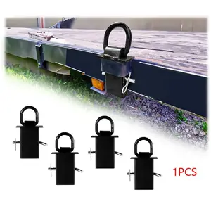 12000 lbs Trailer Stake Pocket D Ring Tie Downs for Flatbed Trucks Trailers 1/2" Hitch Pin Standard 2" x 4" Stake Pockets Secure Anchors