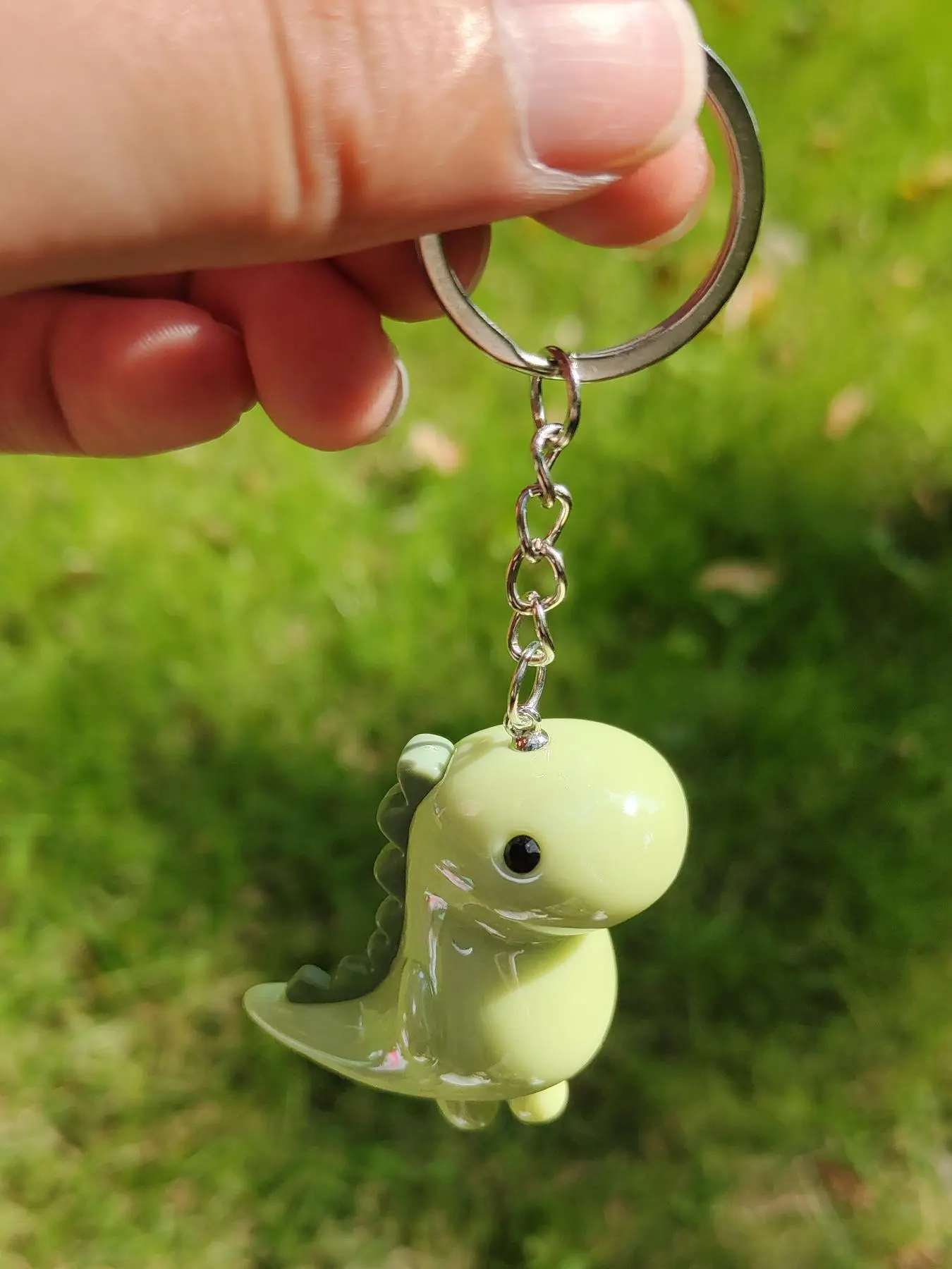 Cute Dinosaur Design Keychain, Fashionable Acrylic Keychain for Men & Women, Fashionable Car Key Accessories, Perfect Gifts for Birthdays and Christmas, Cute Charms Keychain, Cute Keychain Accessory, Cute Keychains For Car Keys
