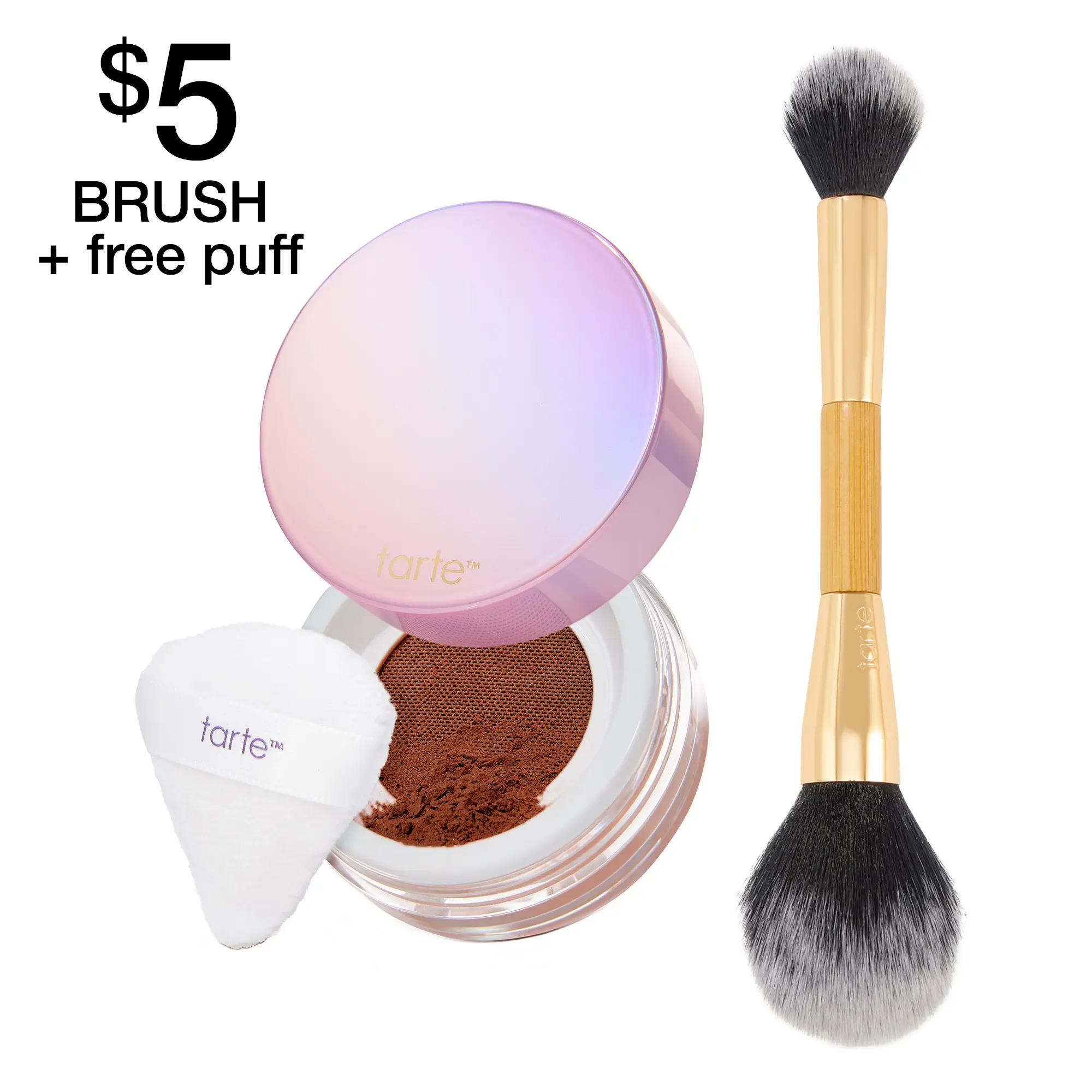 brush + chestnut powder