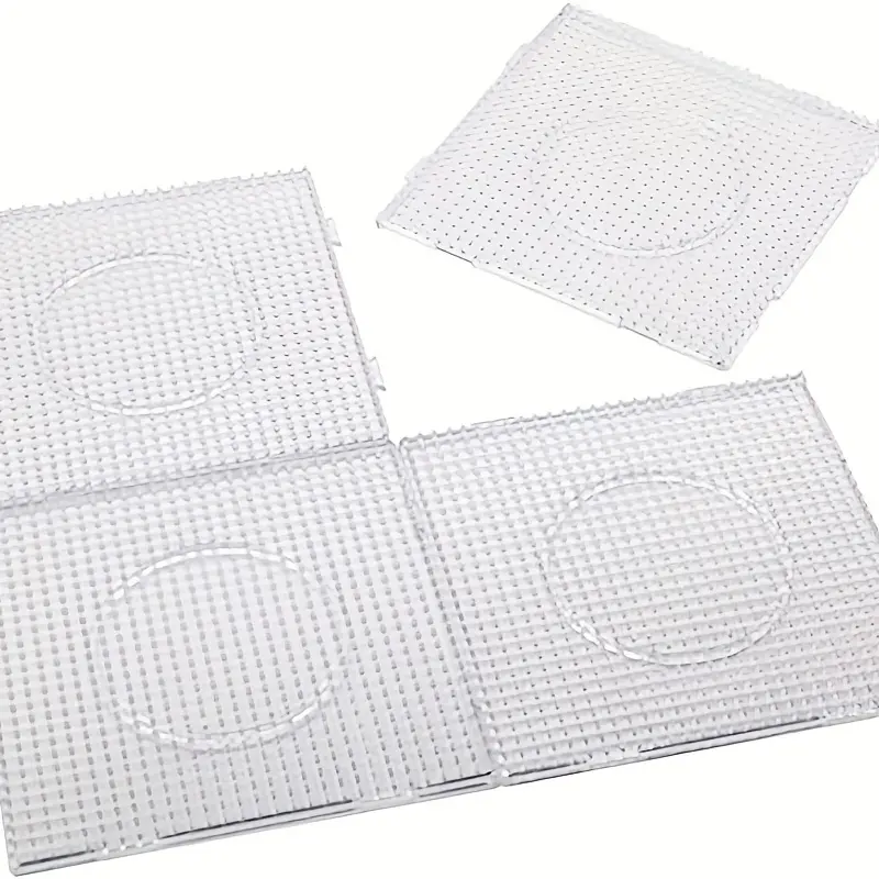 4pcs 2.6mm Melting Bead Making Board Transparent Nail Art Kit Plastic Fuse Pearl Plate Set DIY Craft Supplies Needle Crafts Kit Handicraft