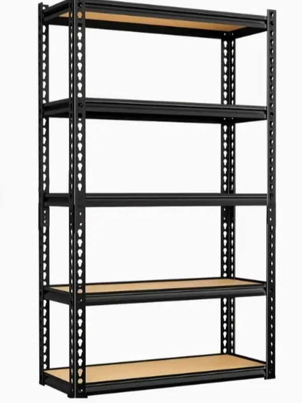 Garage Shelves 5-Tier Metal Storage Shelving Unit Adjustable Garage Storage Shelf for Craft Warehouse Pantry Basement Durable Steel Stand Organiser Racks #TikTokShopBackToSchool