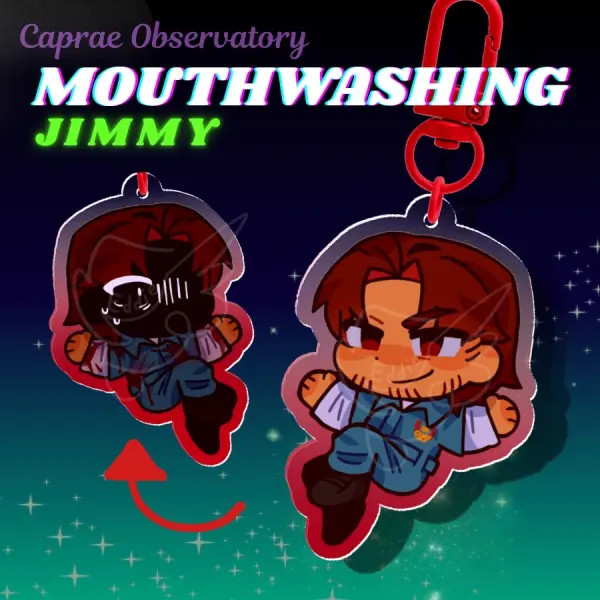 [Mouthwashing] Acrylic Keychains, Curly, Daisuke, Anya & Jimmy. Perfect for bags, keys, backpacks, or as a gift