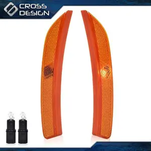 CROSSDESIGN Side Marker Light Fit For 2015-2017 Chrysler 200 Front Left and Right #CH2550131