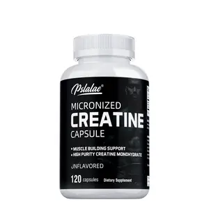 Pslalae - Creatine Monohydrate 5000MG - Non-GMO - Gluten Free - Dairy Free - 120 Capsules/Bottle