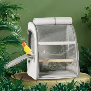 Bird Carrier Backpack, Bird Carrier Travel Cage, Pet Travel Cage, Pet Backpack Carrier For Small Cats Dogs, Parrot Backpack, Dog Hiking Backpack, Designed For Travel, Hiking & Outdoor Use