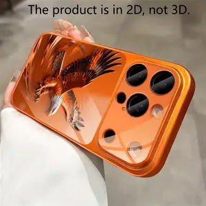 High-end Eagle fashion-inspired phone case, compatible with iPhone 17, 16, 15, 14, 13, and Samsung models (S25, S24, S23, S22, S21). A stylish and trendy item, very cool 995