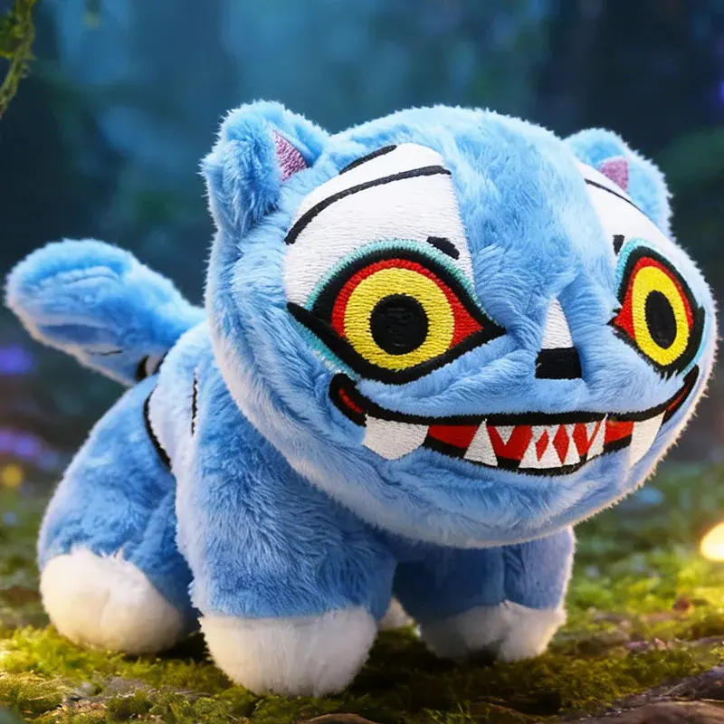 Tiger Plush Doll Toys Xmas New Doll Toy Kpop Tiger Plush Witch Hunt Game Party Small Gifts Birthday Gifts for Children Kids Room, Soft Stuffed Collectible, Stuffed Figure Doll