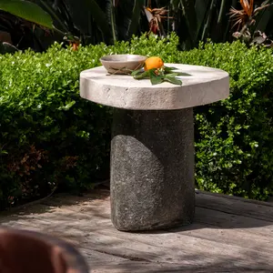 Stone Side Table