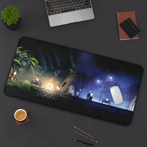 Hollow Knight Silksong Bench Rest Desk Mat, High-Quality Desk Mat, Silksong Merch, Gaming Desk Mat, Long Mouse Pad, Unique Gift for Gamers