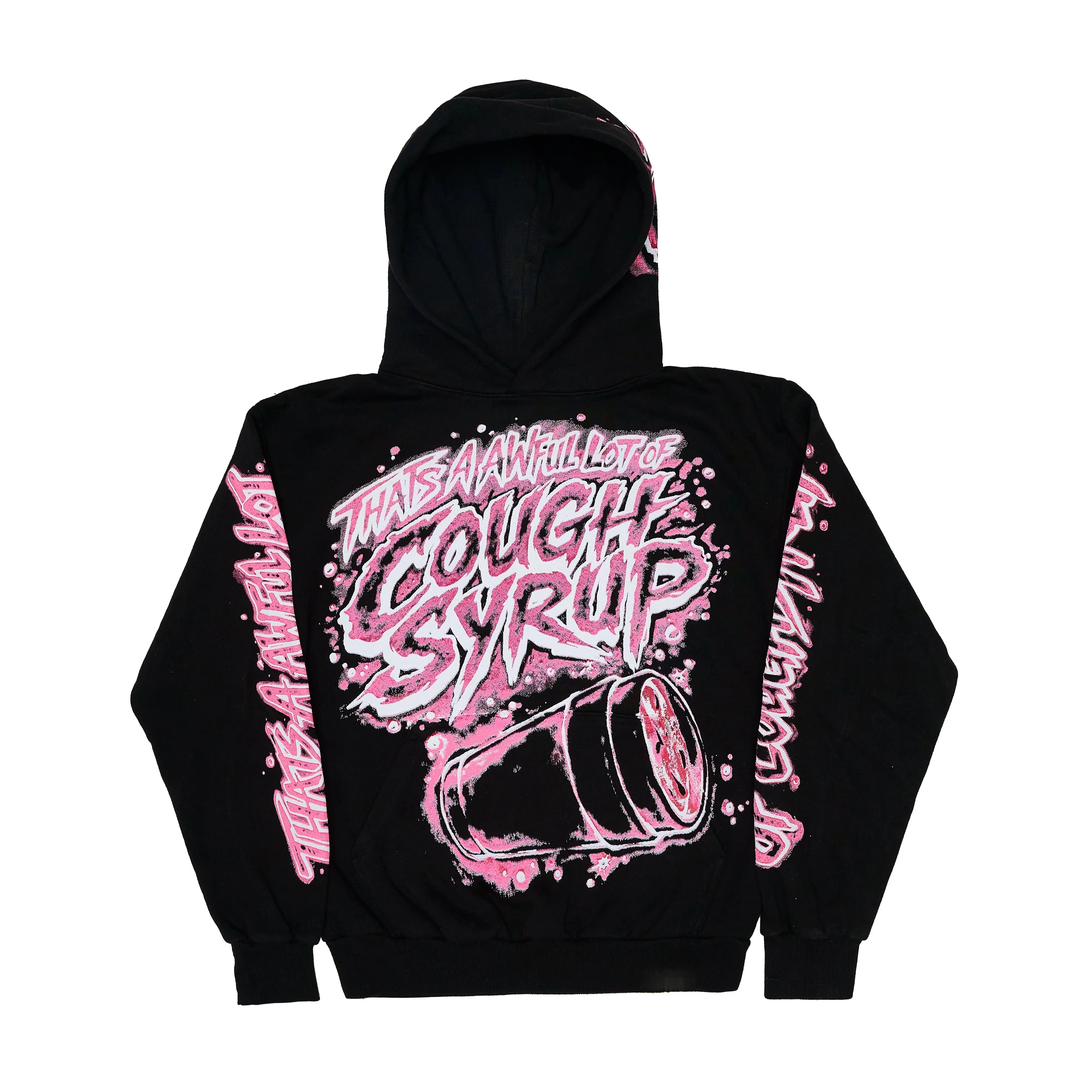 black and pink sp5der hoodie - TikTok Shop
