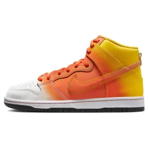 Nike Dunk SB "Sweet Tooth" Halloween High-Top Skate Shoes Unisex Yellow Orange White Trending Shoes, House White Official Shoes to Get / Maison Mihara