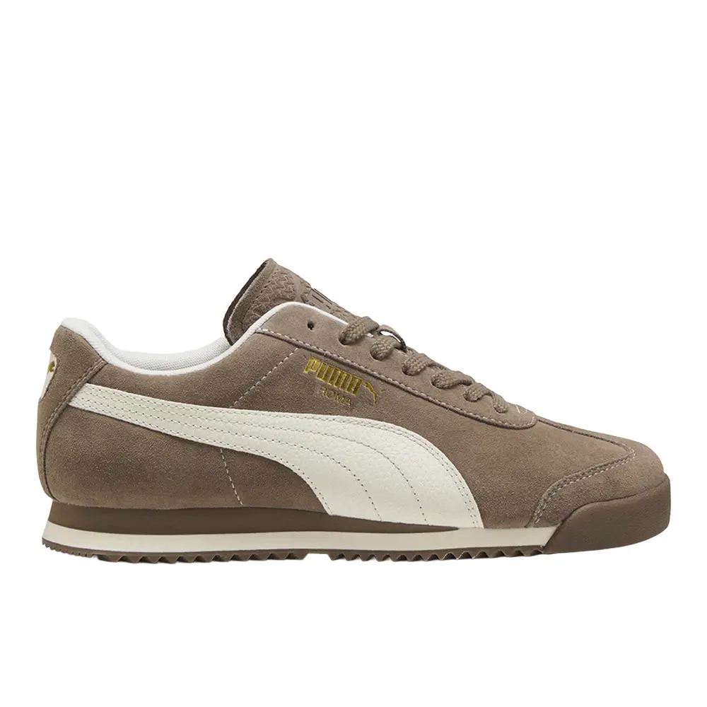PUMA Mens Roma Suede Lace Up Sneakers Shoes Casual - Brown