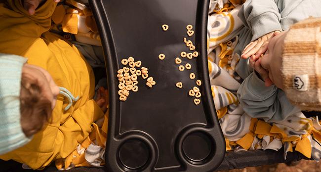 HARPPA Baby Stroller Wagon, All-Terrain Wagon Stroller for 2 with Canopy, Foldable 2 Kids Stroller, Wagon for Outdoor & Beach, Adjustable Handlebar, Parent Organizer, Travel System