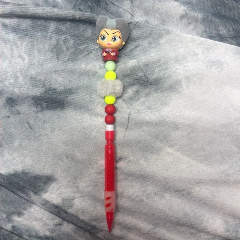 Red Beaded mechanical pencil