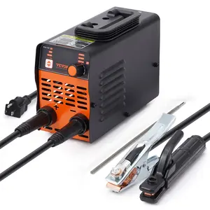 VEVOR  2-IN-1 140A Output ARC/Lift TIG Stick Welder, 110V Portable IGBT Inverter MMA Welding Machine with Handle, Hot Start, Arc Force and Anti-Stick Features