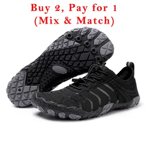 【Buy 2, Pay for 1】Barefoot Shoes for Women & Men, Grounded Walking Hiking Barefoot Shoes, Wide Toe Box Non-Slip Water Athletic Footwear, Comfortable Vitality Barefoot Footwear, Trail Running Sneakers Unisex