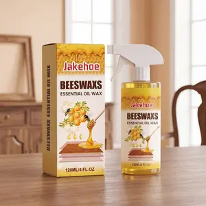 Wood Polish Beeswax Spray, Furniture Care Renovation Surface Brightening, Convenient Polishing Spray for Wooden Surfaces