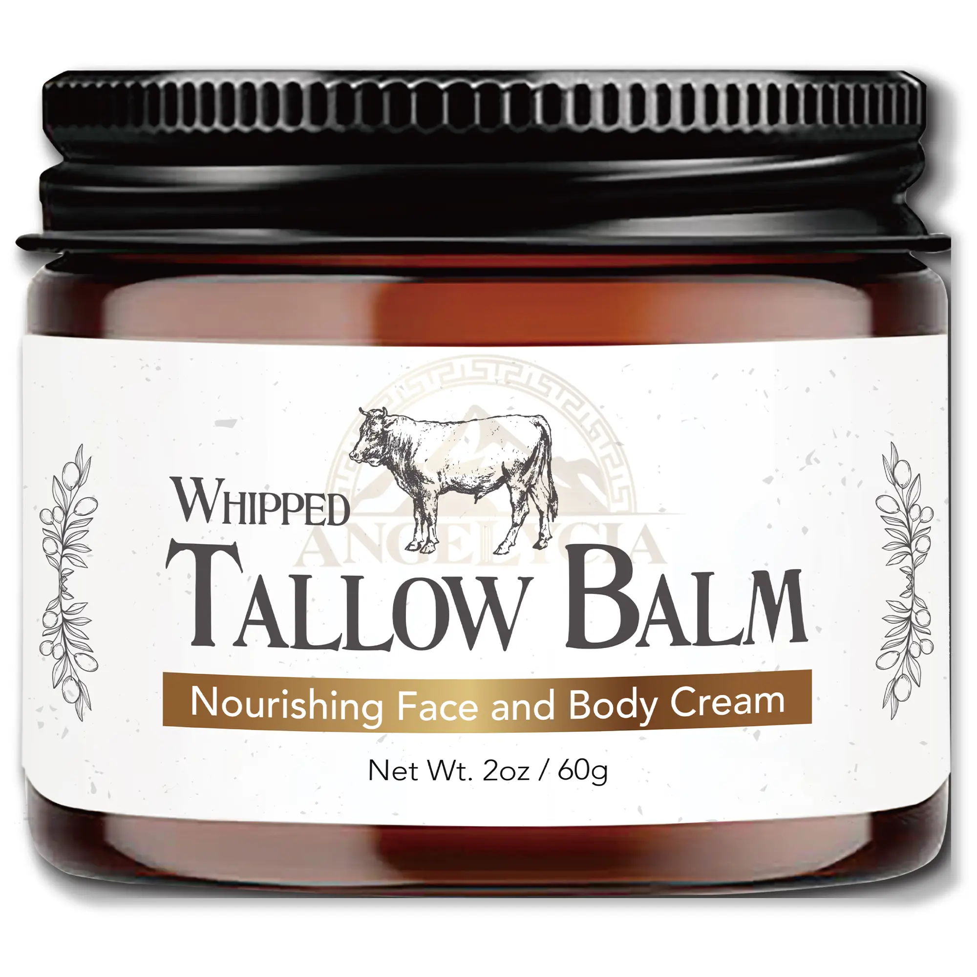 ANGELYCIA Beef Tallow for , 100% Grass Fed Handmade Tallow   Skincare Balm, Organic Beauty moisturizer Eczema Relief Lotion Hormone Balance Cream Skin Repair Vitamins