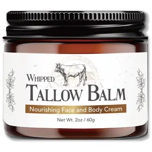 ANGELYCIA Beef Tallow for , 100% Grass Fed Handmade Tallow   Skincare Balm, Organic Beauty moisturizer Eczema Relief Lotion Hormone Balance Cream