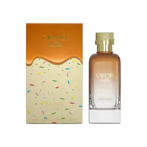 Anfar Women's Caramel Latte Gourmand Perfume - Top Notes of Chocolate, Caramel, Coconut - Long-Lasting Scent - 3.4 oz