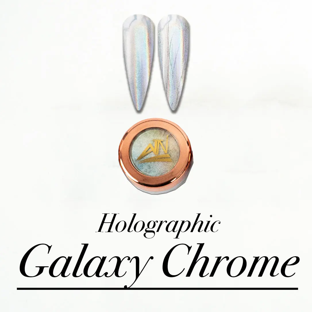Galaxy Chameleon Holo Powder for Nails, Ultra-Fine Chrome Pigment with Multi-Dimensional Color-Shifting Effect - 0.9g, Multi-Dim Finish