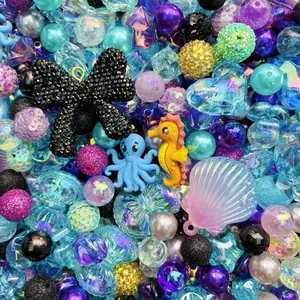 Low In Stock-Acrylic Beads Mix(16mm)-Beading making-Bead Assortmens-DIY Rhinestone Charms Rhinestone Decor Charm Bracelet Beadable Pens Handmade Diy Products All Kinds Of Diy