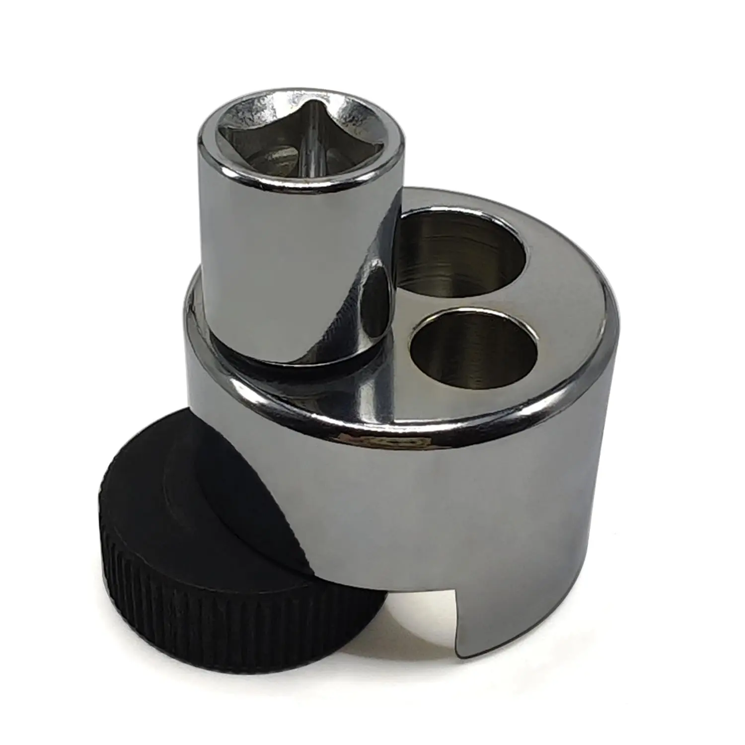 Stud Extractor Tool 1/4" to 3/4" (6 to 19mm) for Broken Bolt Remover or Seized Studs, Engine Block Exhaust Manifold Bolt Extractor Nut Splitter with Knurled Roller and Cam Lock