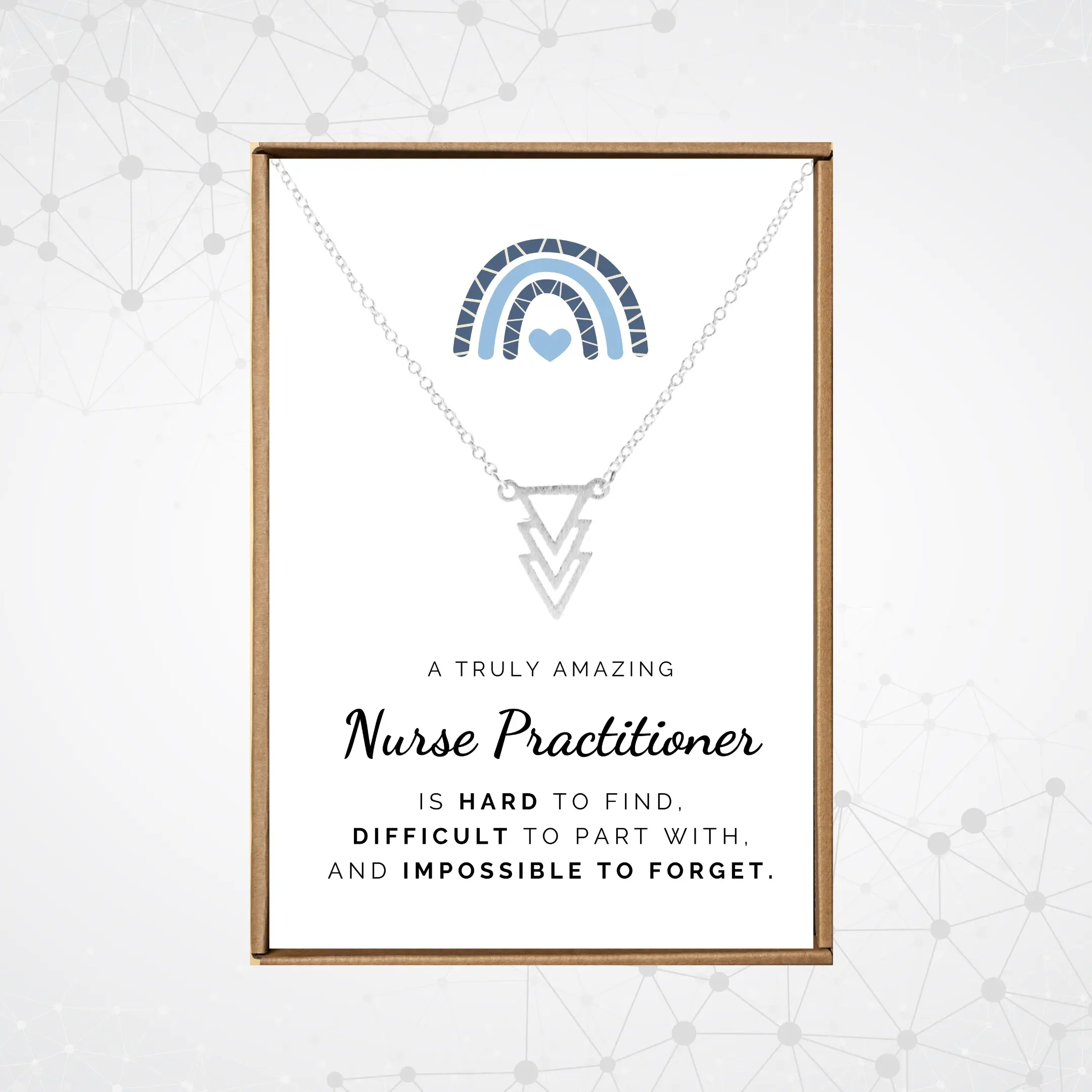 Nurse practitioner gifts for women, RN nurse necklaces, Nurses week appreciation gift