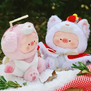 Mystery Pig Letter Series Plush Toy Doll, Stuffed Animal, Polyethylene Fiber Material, Safe & Eco-Friendly, Official Ip Collectible, Hidden Variant Probability 96%