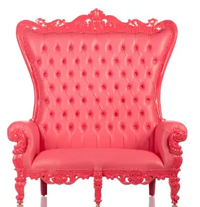 Vintage "Dojo Cat" Double Throne Chair (Hot Pink/Hot Pink)