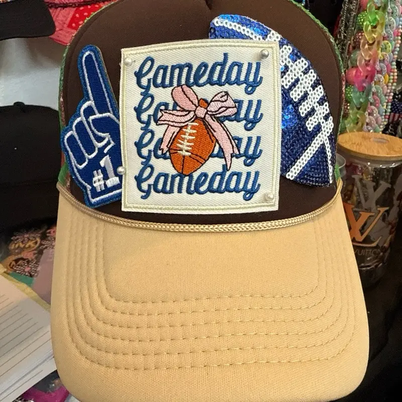 Custom Hat with 3 Patches - Personalized Fashion Accessory