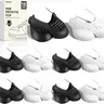 10 Pairs Universal Reusable Silicone Skin Friendly Shoe & Boot Toe Guards, Cuttable with Easy Guide Lines, Flat Toe Box Maintainer, Extends Shoe Life, Fits Air Force Jordan Dunk Low (Men’s 7-13, Women’s 5-9, Maintains Shape, Daily Wear)
