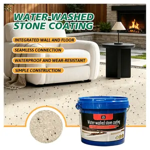 Pintura Epoxica Para Pisos Easy Use Washable Stone Coating Concrete Paint Outdoor No Cleaning Required All Surfaces