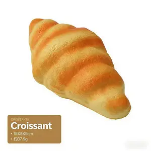 Croissant Squishy Stress Ball – Soft, Crunchy & Ultra-Satisfying ASMR Squeeze Toy